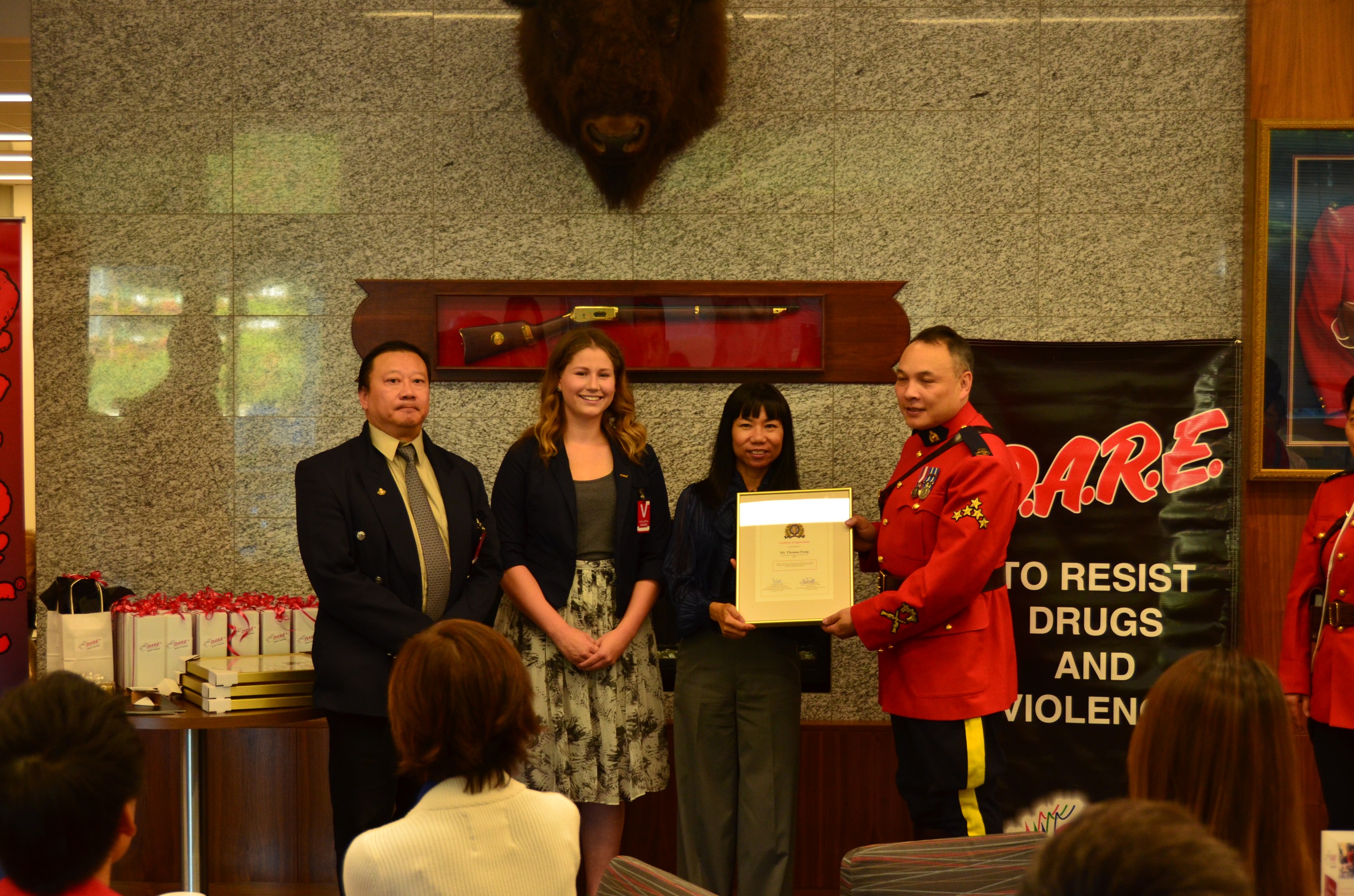 D.A.R.E. BC Society, Drug Abuse Resistance Education, RCMP, Donor Appreciation Luncheon